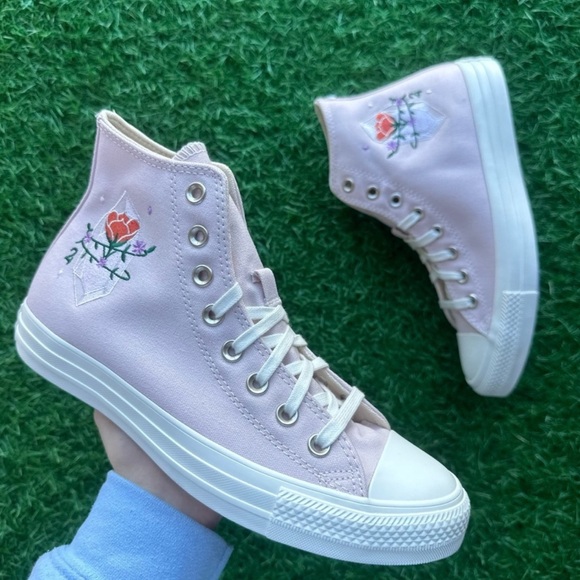 Converse Shoes - Converse Chuck Taylor All Star Hi Barely Rose Crystal Magic